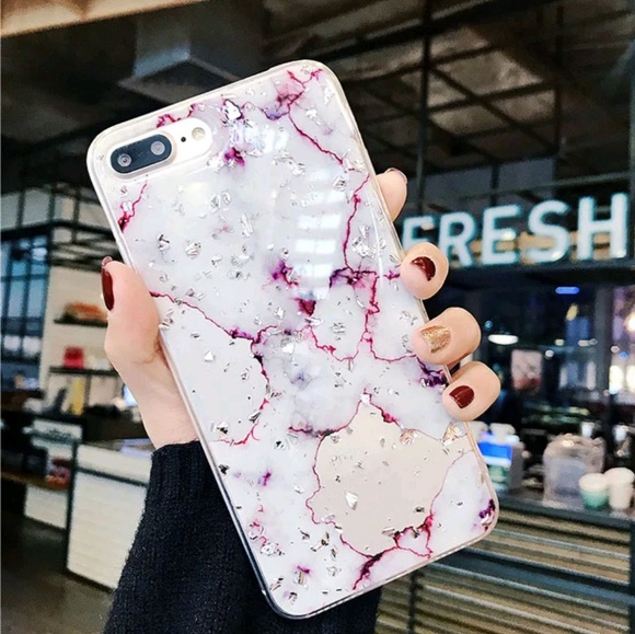 Lana Bean Jewels Accessories - iPhone X  marble case